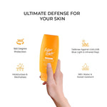 Eclipse Solaire Active Sunscreen SPF50 PA+++ | Clinically Tested | No White Cast | Broad Spectrum UVA/UVB & Blue Light Shield | Non-Greasy Sunscreen SPF 50 For All Skin Types – 60ml ( Pack of 2 ) - Skiynse Dermatologique