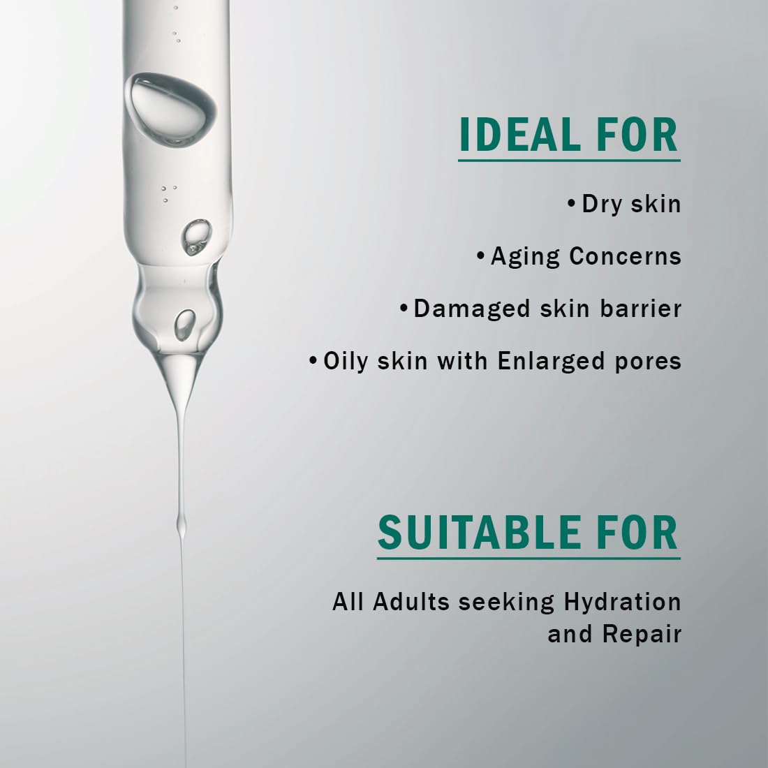 Hydrapure B5 Serum | Hydrating Face Serum with 4 Types of Hyaluronic Acid & Panthenol, Deep Moisture, Skin Repair & Elasticity Booster | 30ml