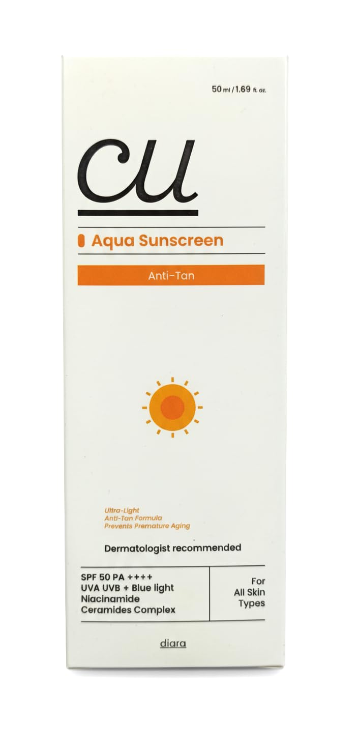 Diara CU Aqua Anti-Tan Ultra-Light Sunscreen SPF 50 PA++++ - Skiynse Dermatologique