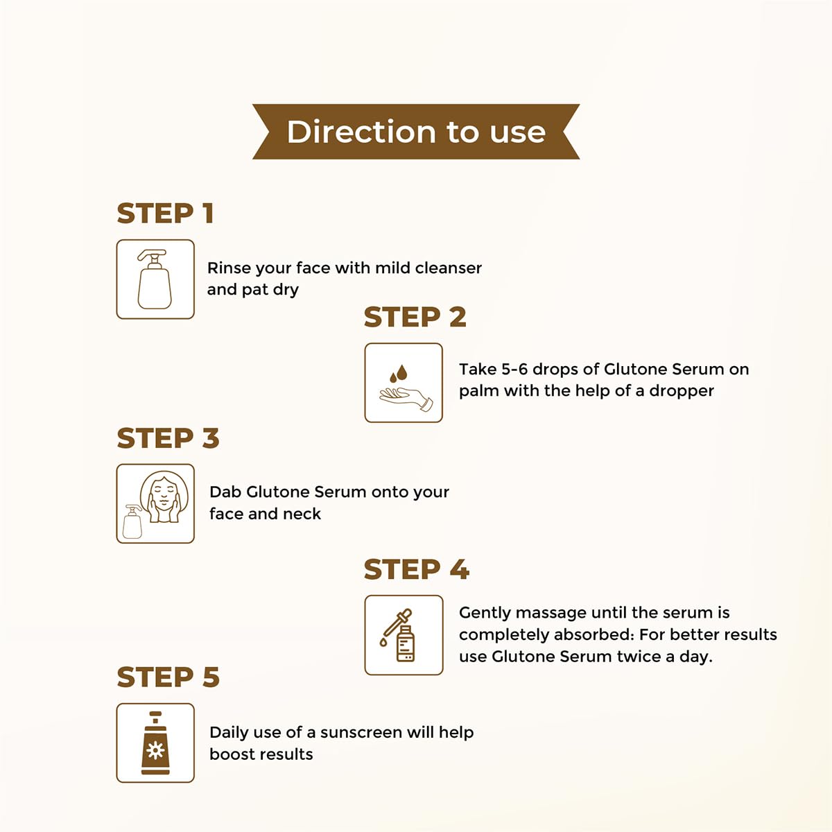 Glutone Skin Brightening Serum | Liposomal Glutathione | Evens Skin Tone |  30ml