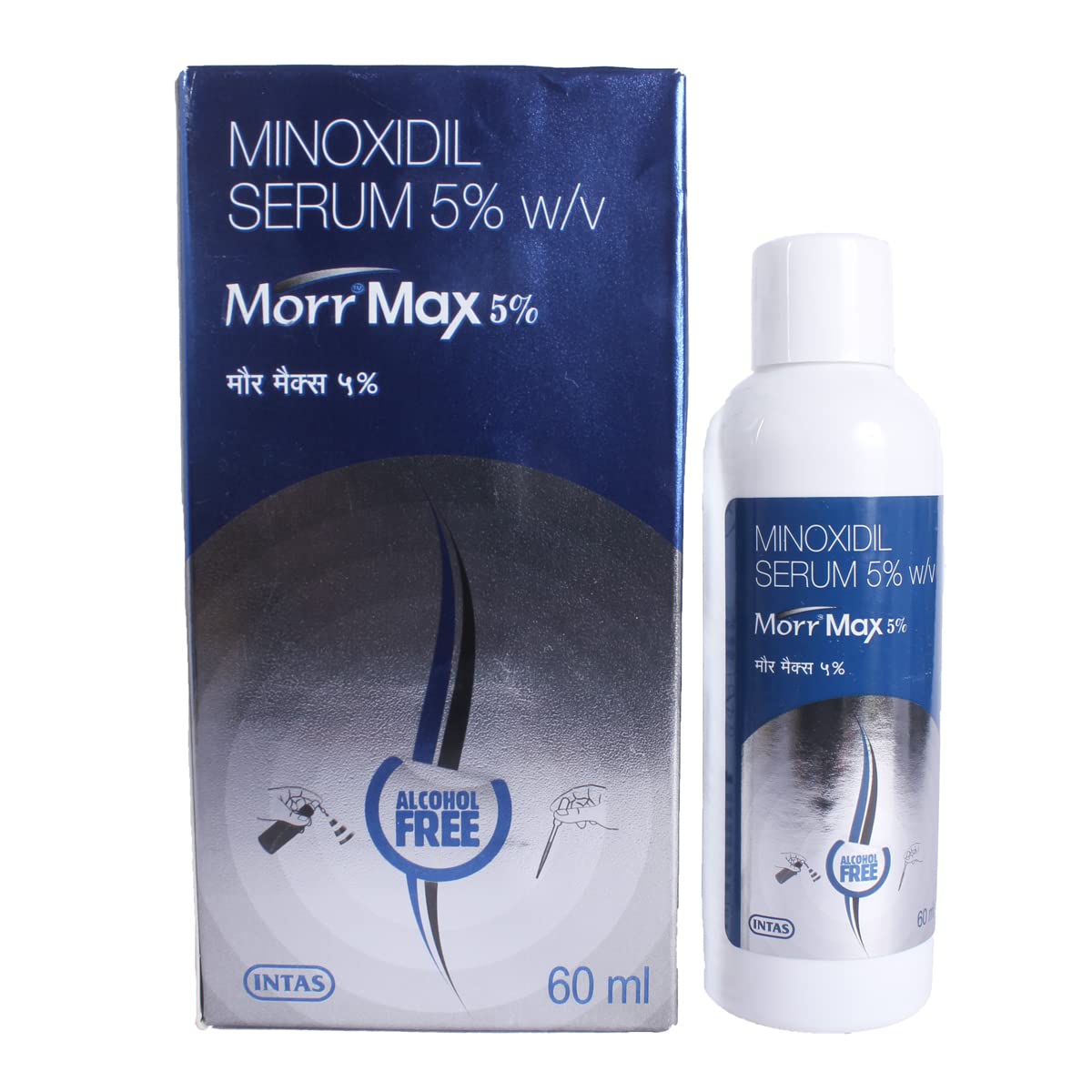 Morr Max 5%  Bottle of 60ml Serum with Minoxidil