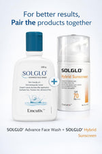 Solglo Hybrid Sunscreen SPF 70 PA++++ – Broad Spectrum Protection with Zinc Oxide, Titanium Dioxide, Avobenzone & Niacinamide – UVA/UVB, Blue Light & Pollution Defense – 50ml - Skiynse Dermatologique