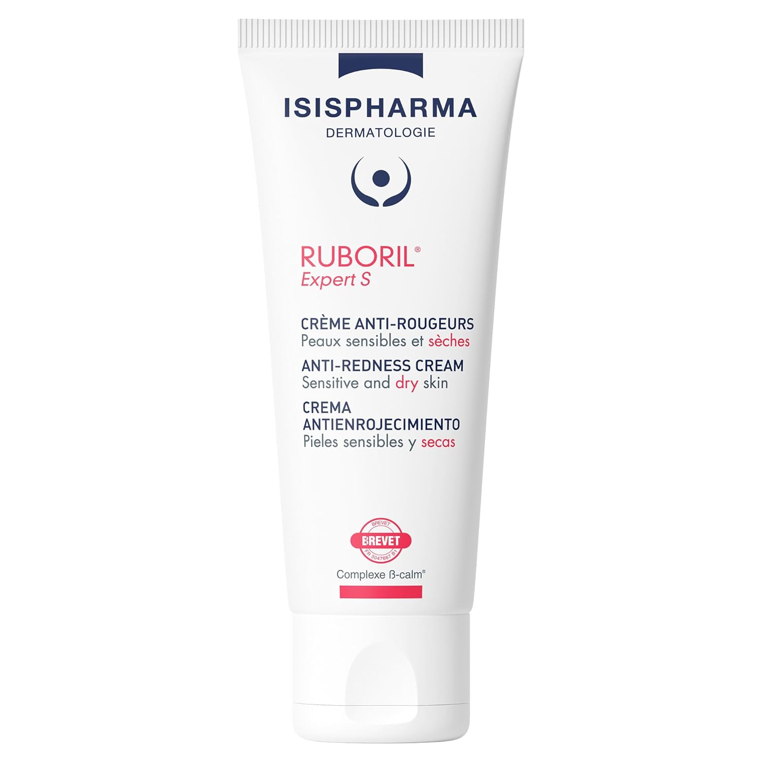 Isispharma Ruboril Expert S Moisturizer Cream | Anti-Redness Cream for Sensitive and dry skin | Soothing Face Moisturizer for Redness-Prone & Irritated Skin | 40ml