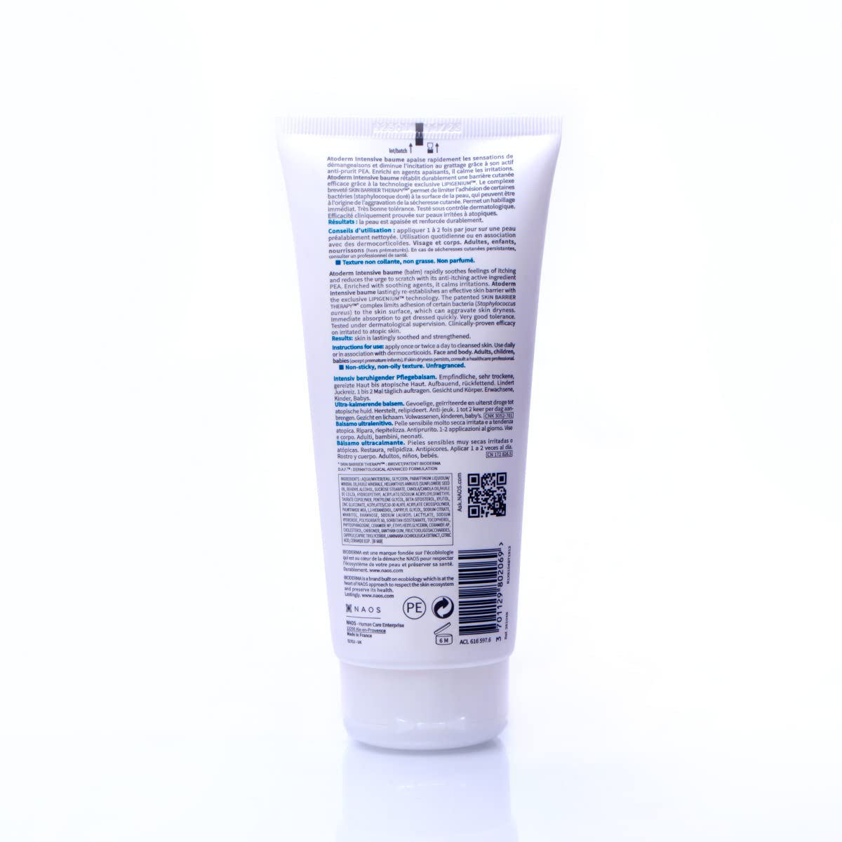 Bioderma Atoderm Intensive Baume for Very Dry to Sensitive, Irritated to Atopic Skin, Anti-itching, Ultra-soothing & Ultra-nourishing, 200ml - Skiynse Dermatologique