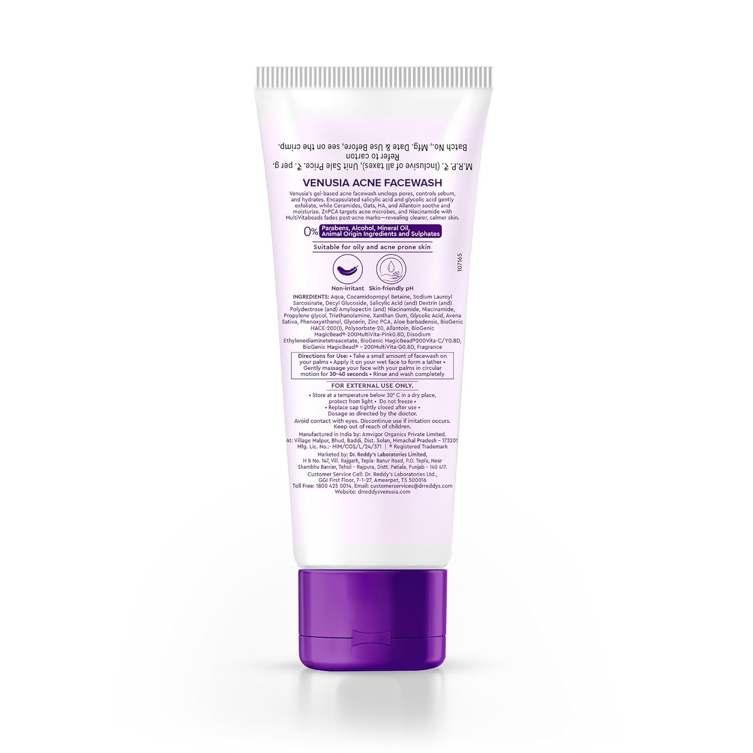 Venusia Acne Face Wash 75 g ( Pack of  2 )