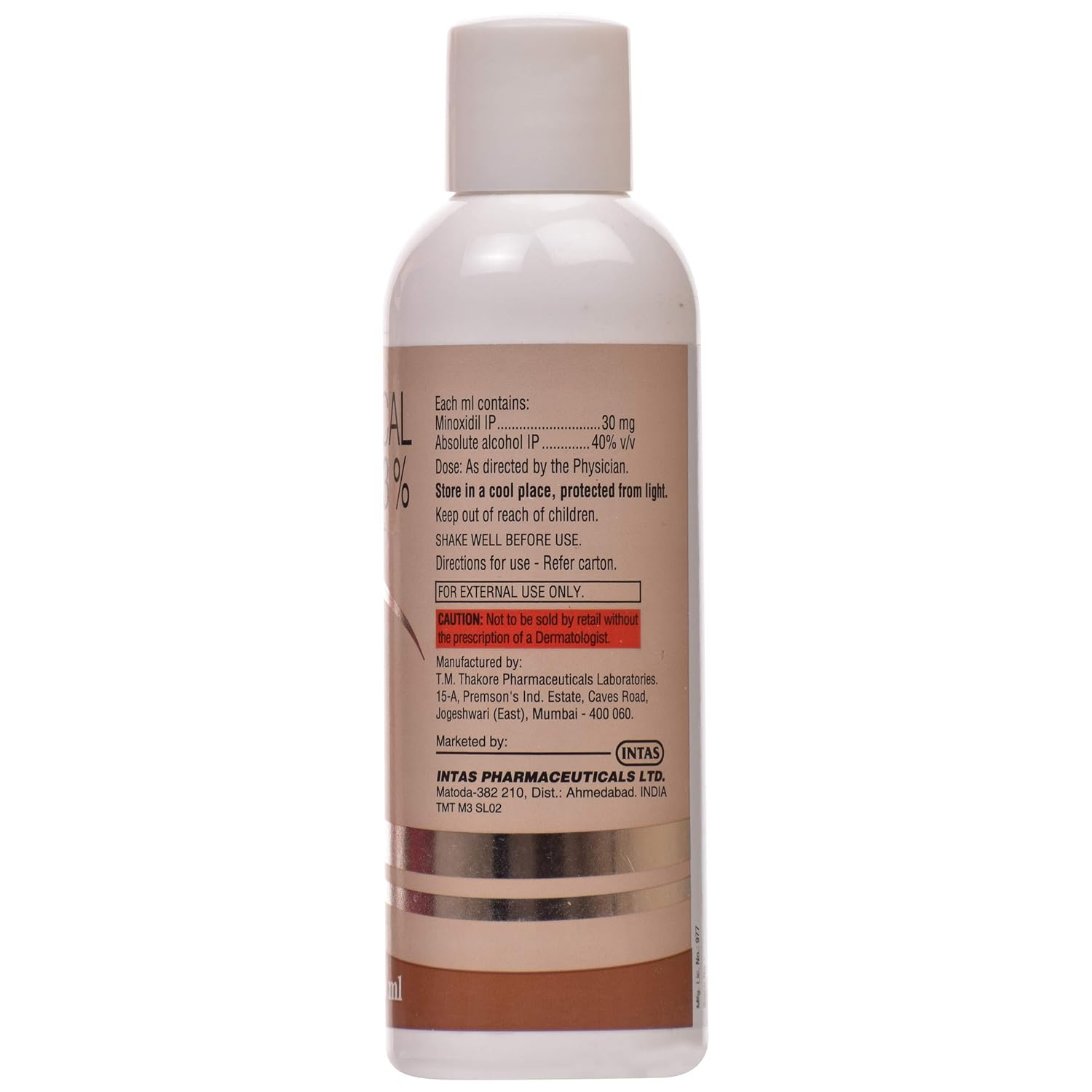 Morr 3% - Bottle of 60 ml Solution with Minoxidil ( Pack of 2 )