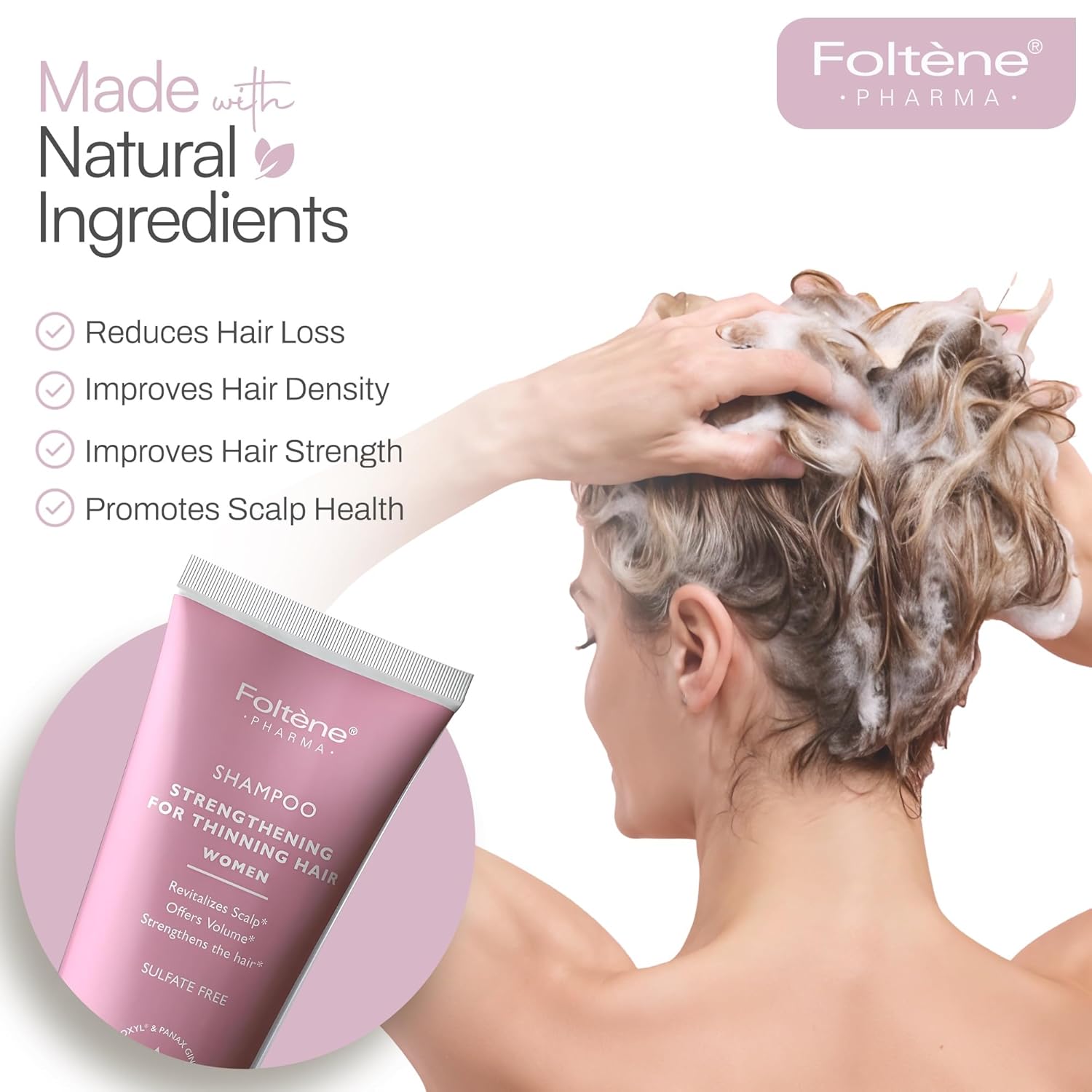 Foltene Pharma Strengthening for Thinning Hair Women Shampoo