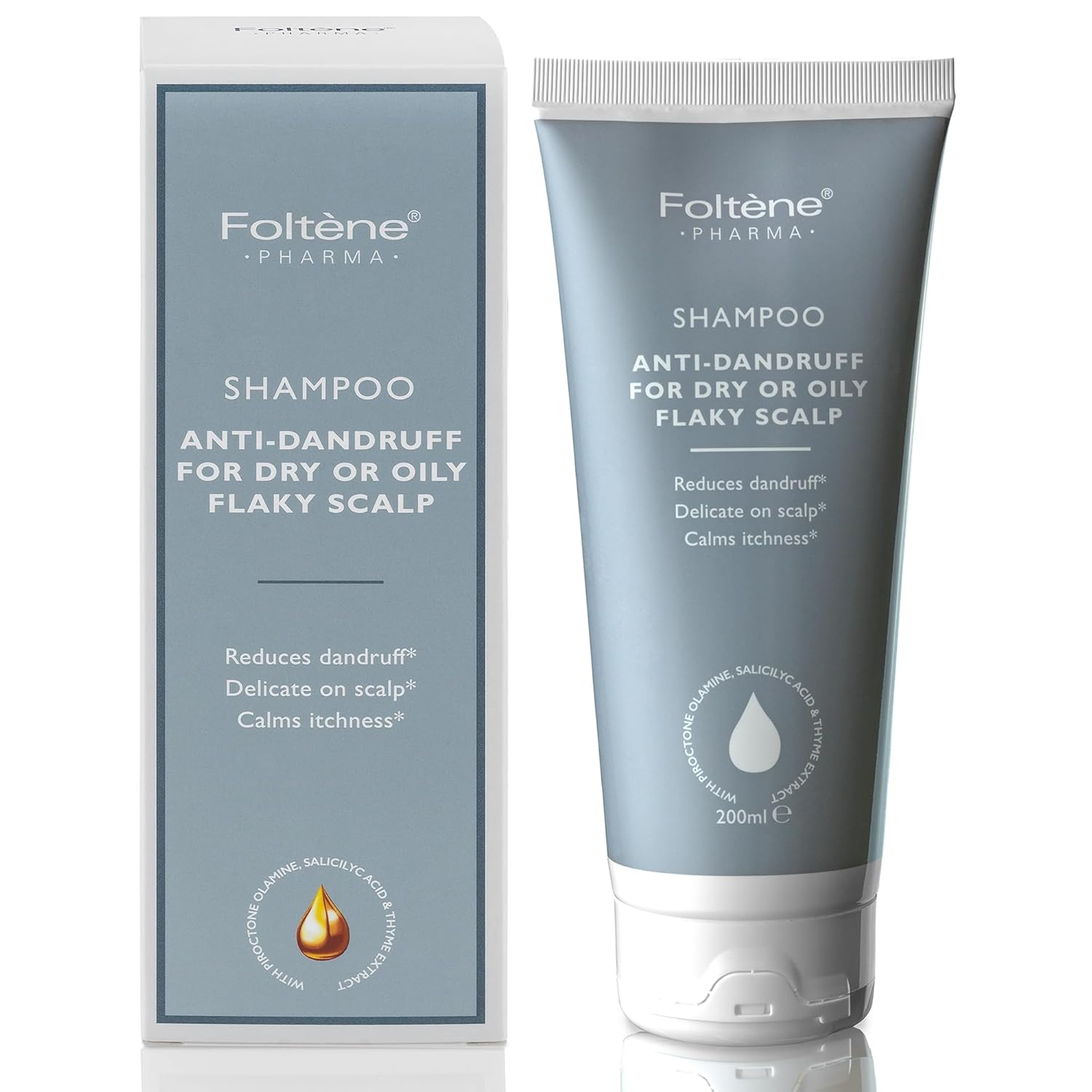 Foltene Pharma Anti-Dandruff Shampoo For Dry or Oily Flaky Scalp