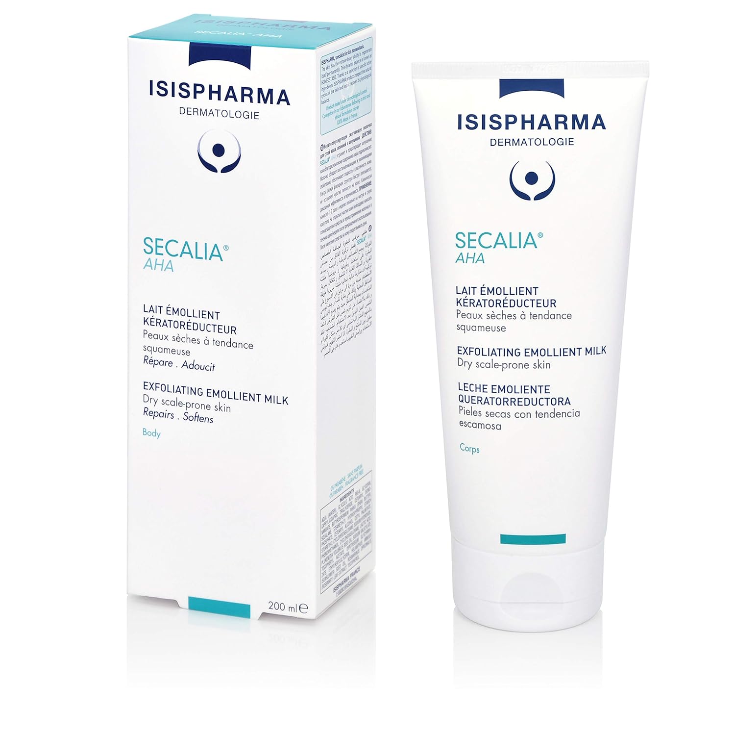 Isispharma Secalia AHA Exfoliating Emollient Milk 200 ml