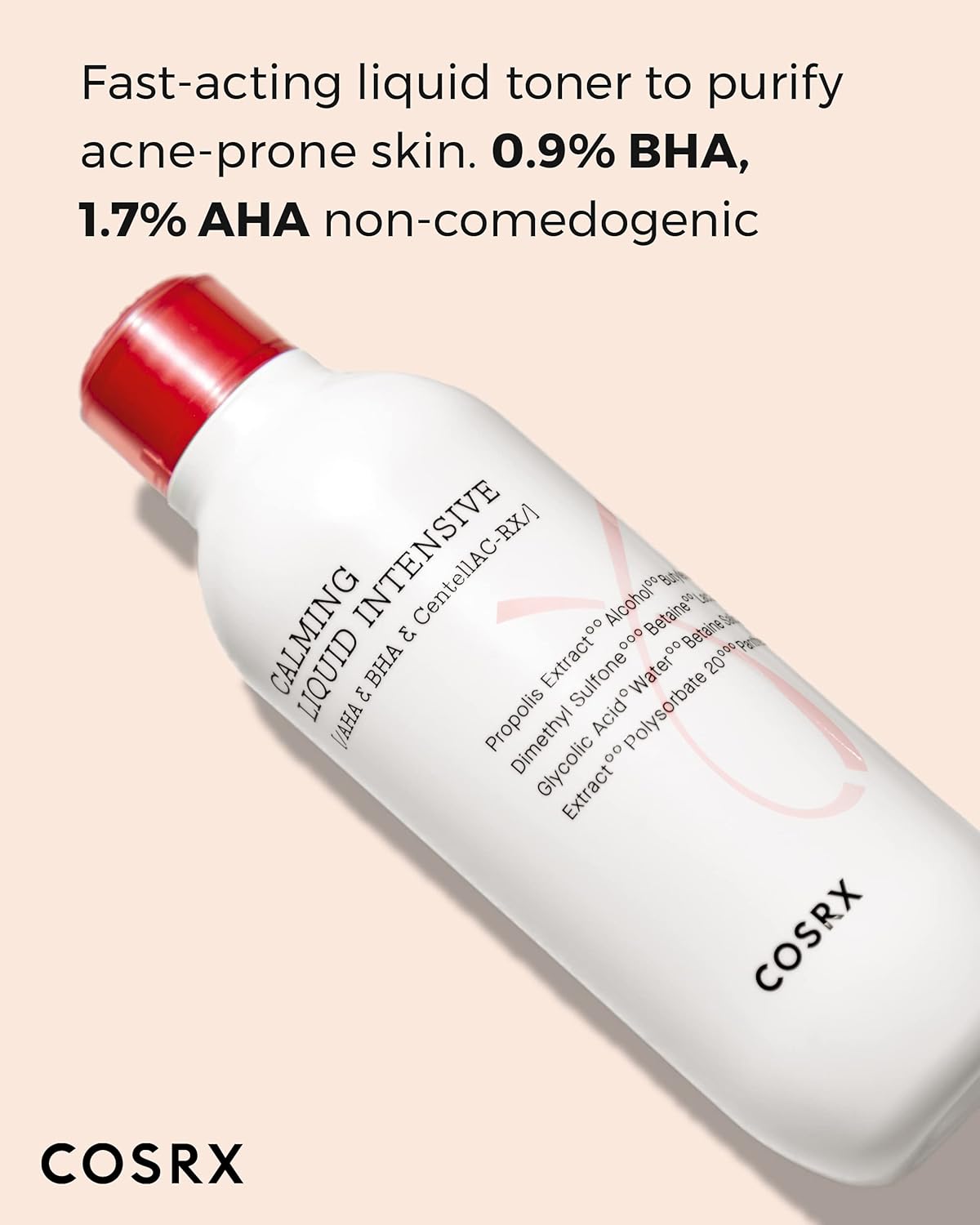 AC Collection Acne Calming Liquid Intensive, 4.22 fl.oz / 125ml | AHA BHA Toner for Acne Prone Skin | Gentle Exfoliating Toner for Clear Skin | Free from Animal Testing and Parabens