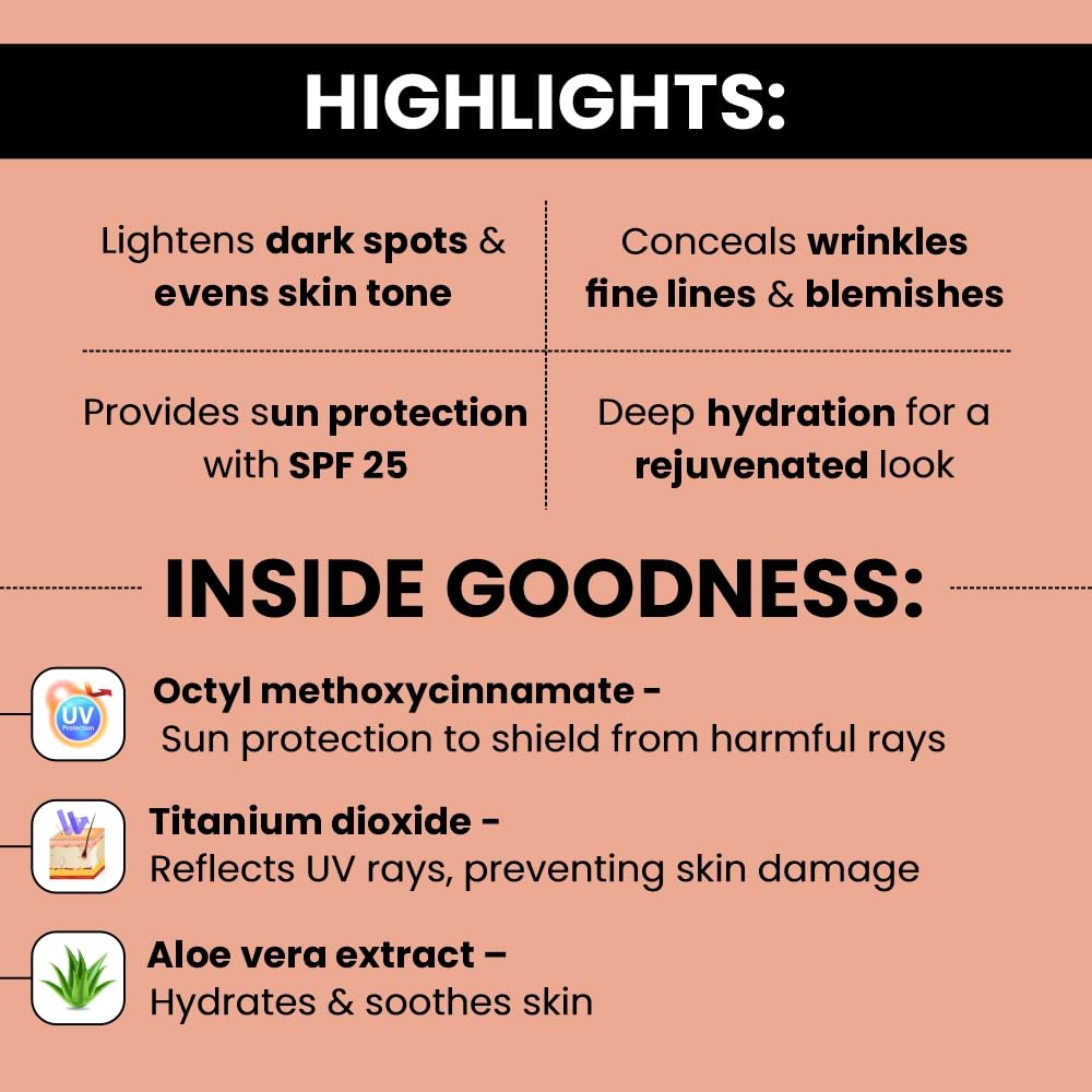 BB Lite Premium All in One Skin Whitening Cream SPF 25 PA++ | 50 ml - Skiynse Dermatologique