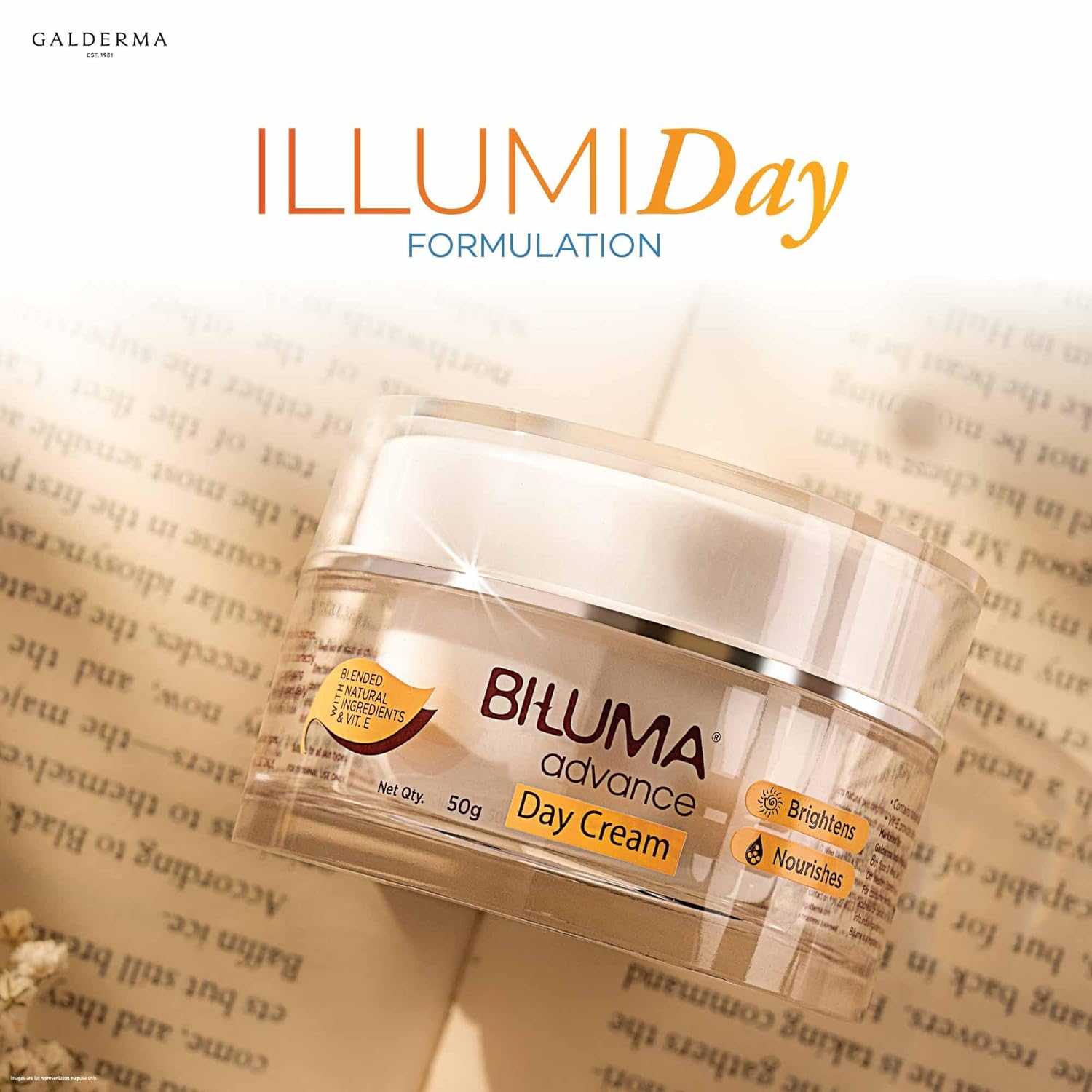 Biluma Advance Skin Brightening Day Cream for even skin tone | recommended by Dermatologists |  for Dark spots, 50g - Skiynse Dermatologique