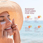 Biluma Sunscreen | SPF 50+ & Pa++++| Brightening & Hydrating Sunscreen | Dermatologically Tested | UVA,UVB,Visible Light, Blue Light & Pollution | Oily, Dry, Sensitive & Combination Skin, 50ml - Skiynse Dermatologique