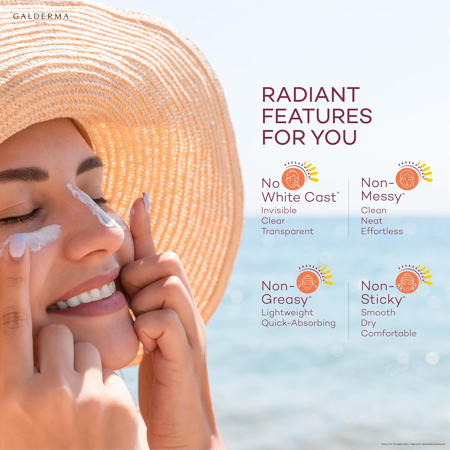 Biluma Sunscreen | SPF 50+ & Pa++++| Brightening & Hydrating Sunscreen | Dermatologically Tested | UVA,UVB,Visible Light, Blue Light & Pollution | Oily, Dry, Sensitive & Combination Skin, 50ml - Skiynse Dermatologique