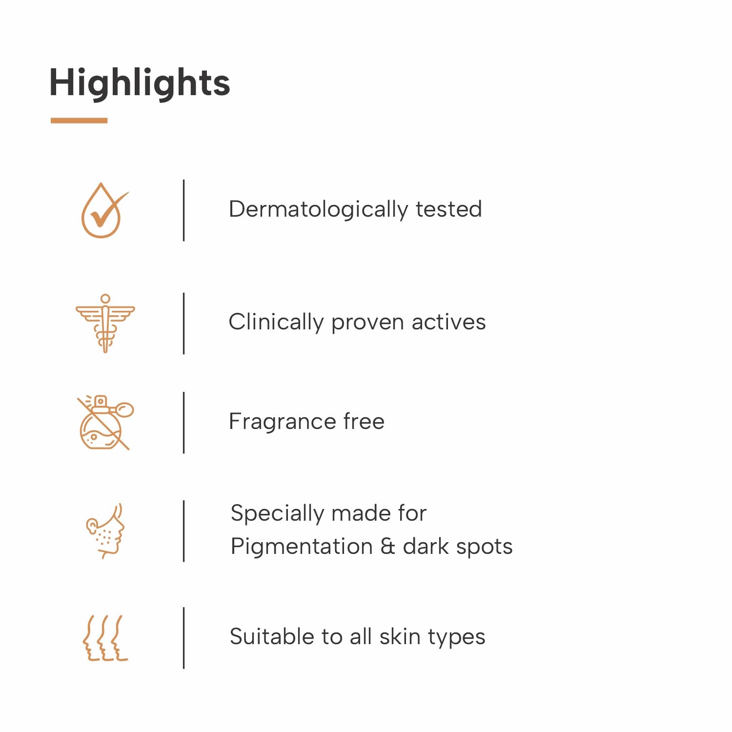 DERMATOUCH Bye Bye Pigmentation Serum | For Pigmentation, Dark Spots, Blemishes | For all skin types | For Both Men & Women