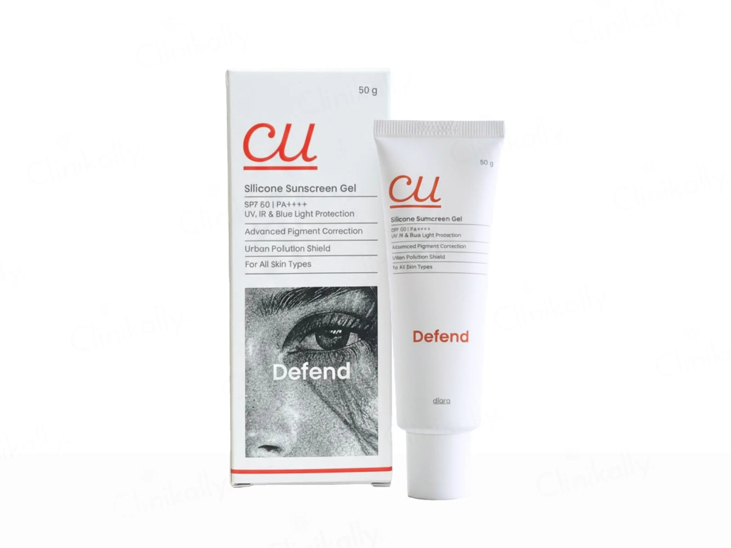CU Silicone Sunscreen Gel, SPF 60 PA++++, UV IR Blue Light Protection, Pigment Correction, 50g - Skiynse Dermatologique