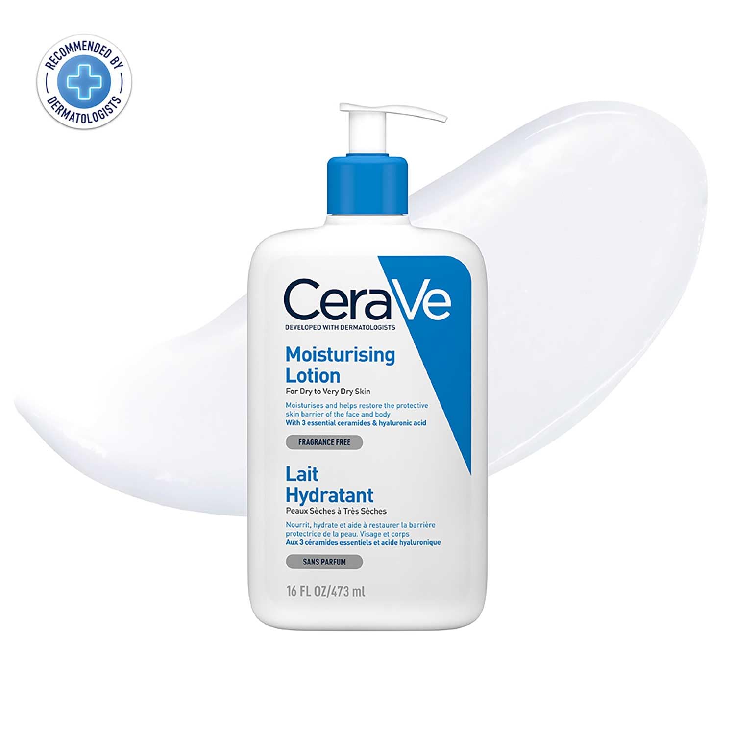 CeraVe Moisturizing Lotion For Dry Skin - Formulated With 3 Essential Ceramides And Hyaluronic Acid | Non-Comedogenic, Oil Free And Fragrance-Free Body Lotion