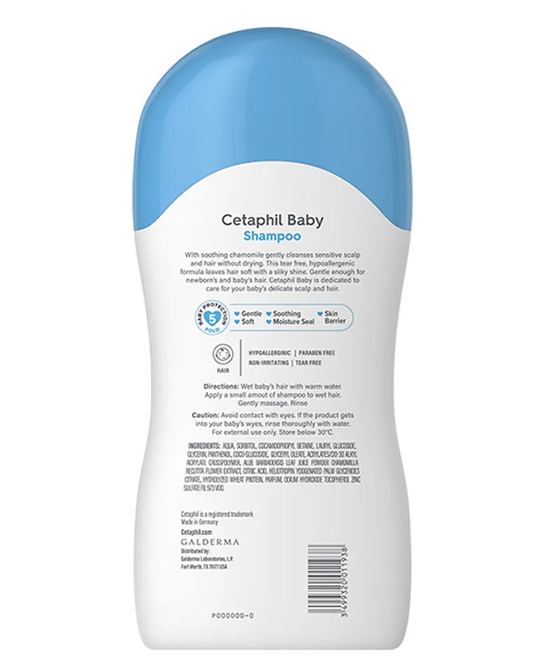 Cetaphil Baby Shampoo With Natural Chamomile ,200ml