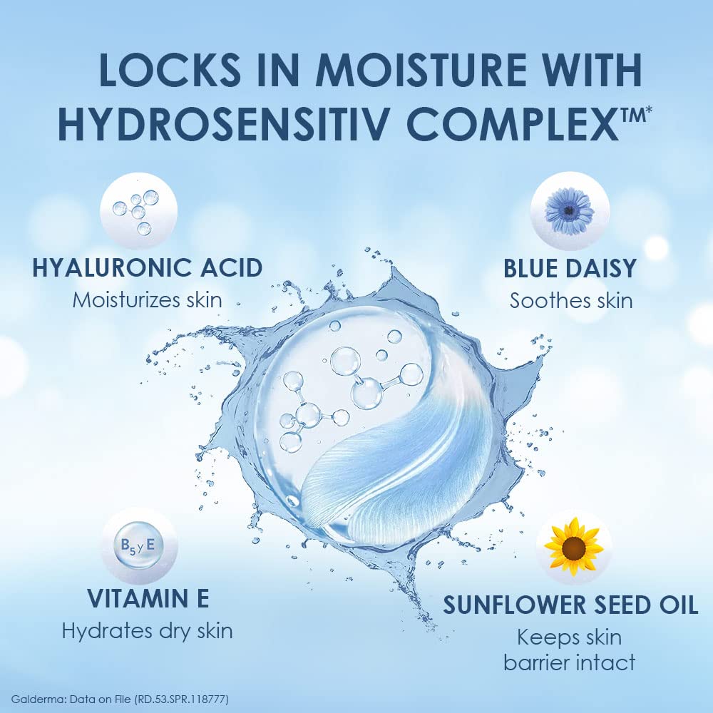 Cetaphil Optimal Hydration Body Spray Moisturizer, 207ml | Lightweight moisturizer & non-greasy | Hyaluronic Acid, Sunflower Oil, Blue Daisy extract