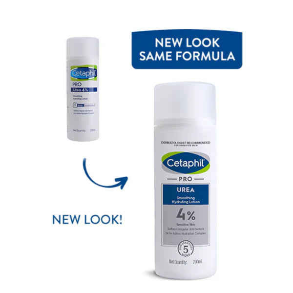 Cetaphil Pro Urea 4% Smoothing Hydrating Lotion, 200ml