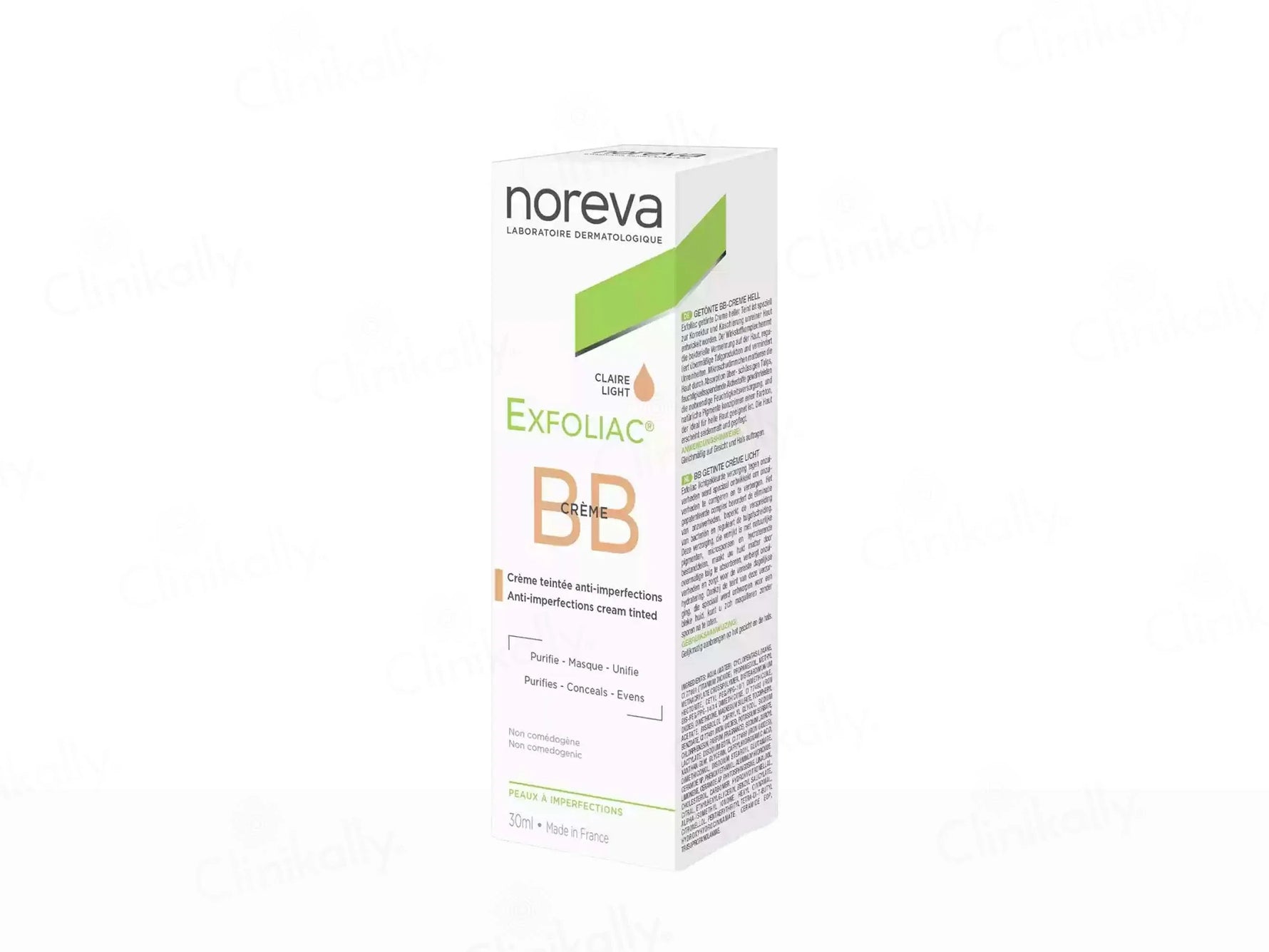 Noreva Exfoliac BB Anti-Imperfections Tinted Cream | 30 ml - Skiynse Dermatologique