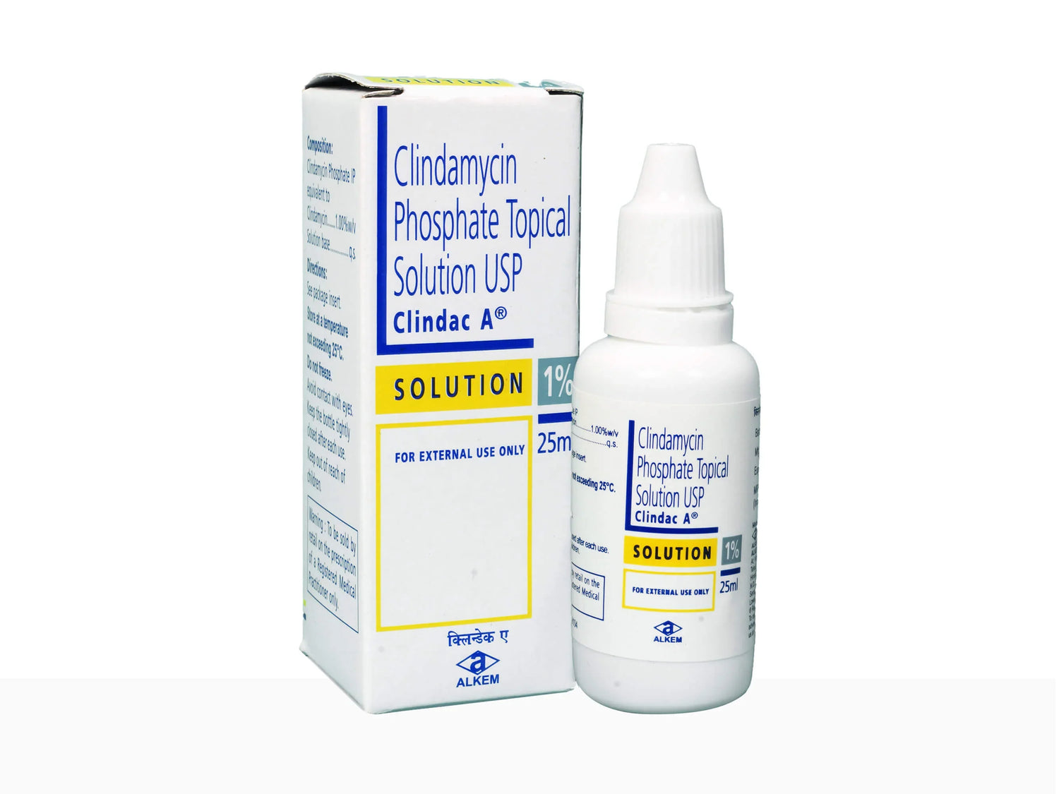 Clindac-A 1% Acne Solution, 25 ml ( Pack of 2 )