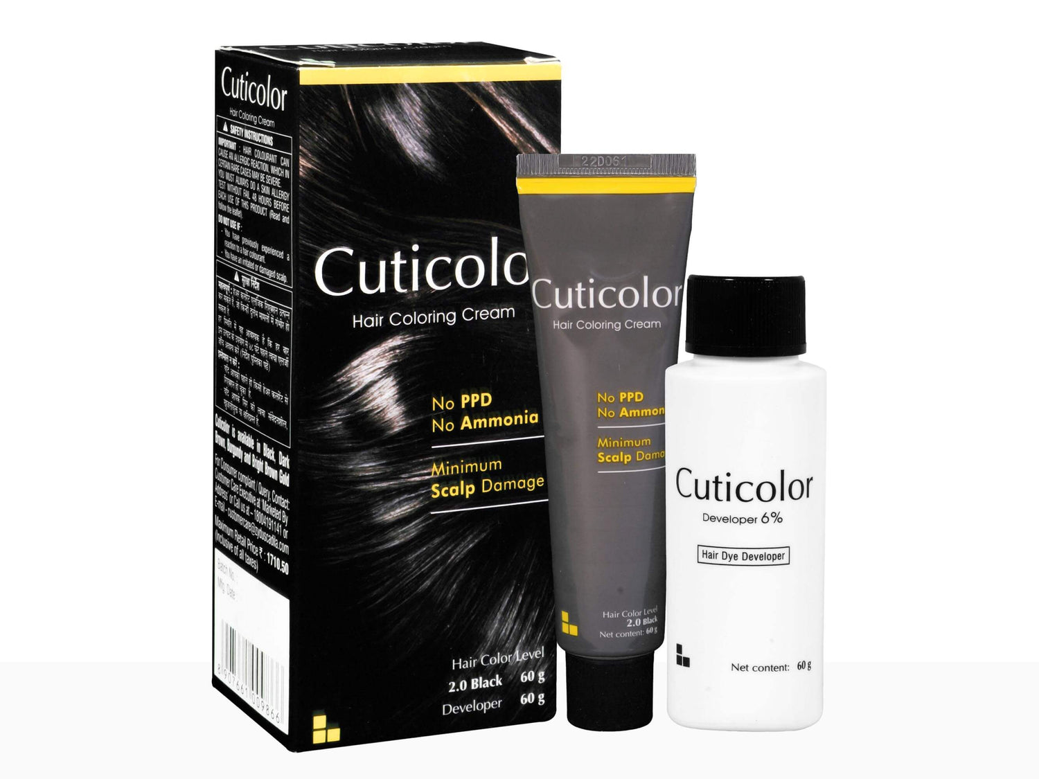 Cuticolor Hair Coloring Cream | 60g - Skiynse Dermatologique