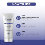 DWash Moisturising Facial Wash For Dry Skin | 70 ml - Skiynse Dermatologique