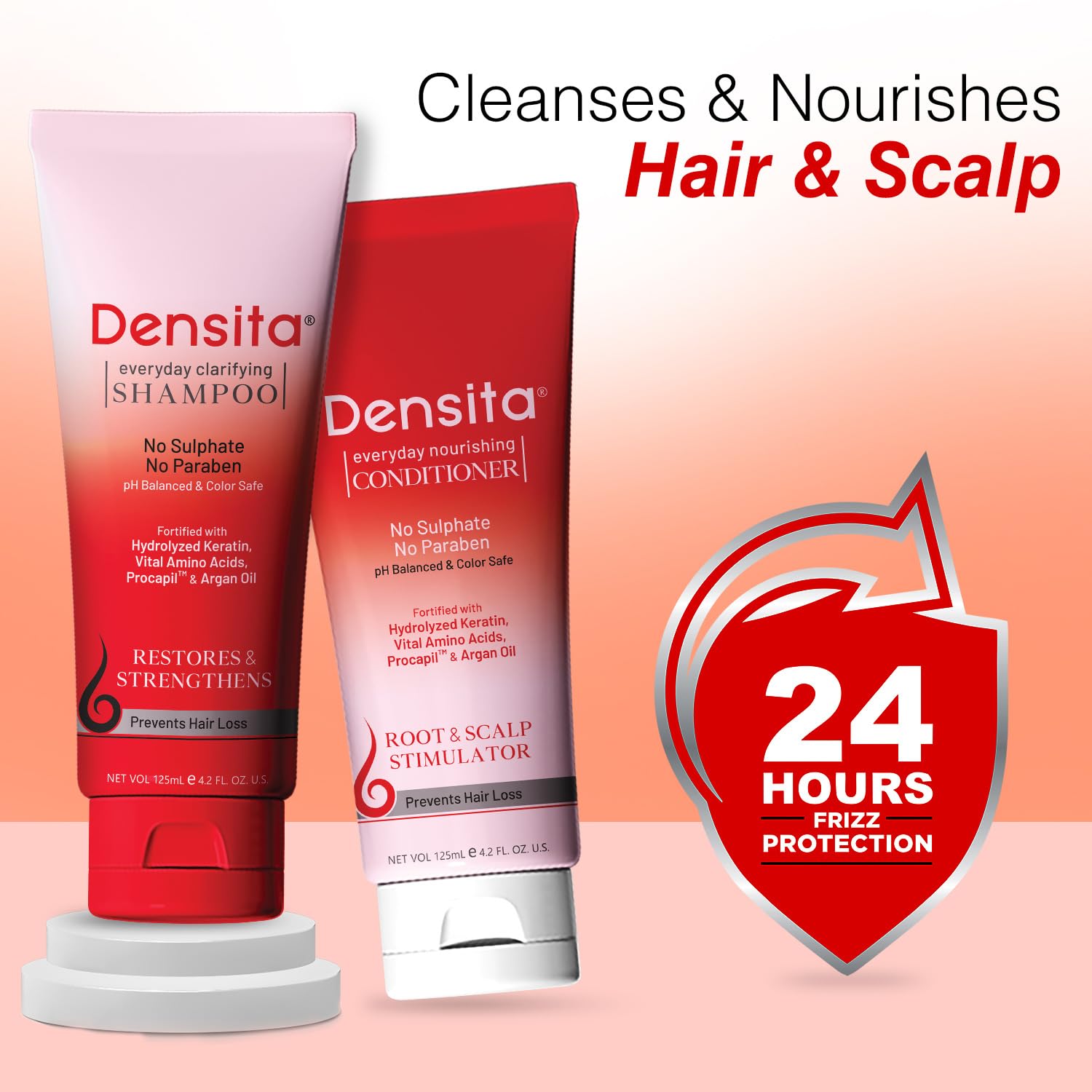 Densita Everyday Clarifying Shampoo & Nourishing Conditioner Kit | 125ml Each - Skiynse Dermatologique