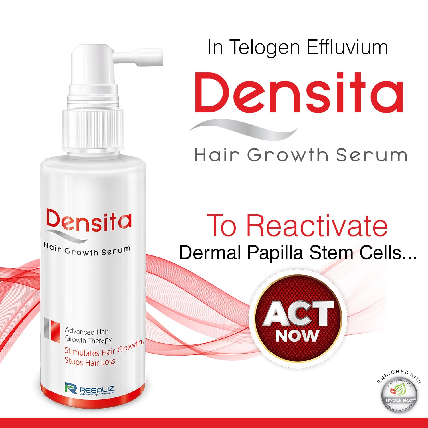 Densita Hair Growth Serum| Stop Hair Loss Stimulate Hair Growth DHT Blocking | 60ml - Skiynse Dermatologique