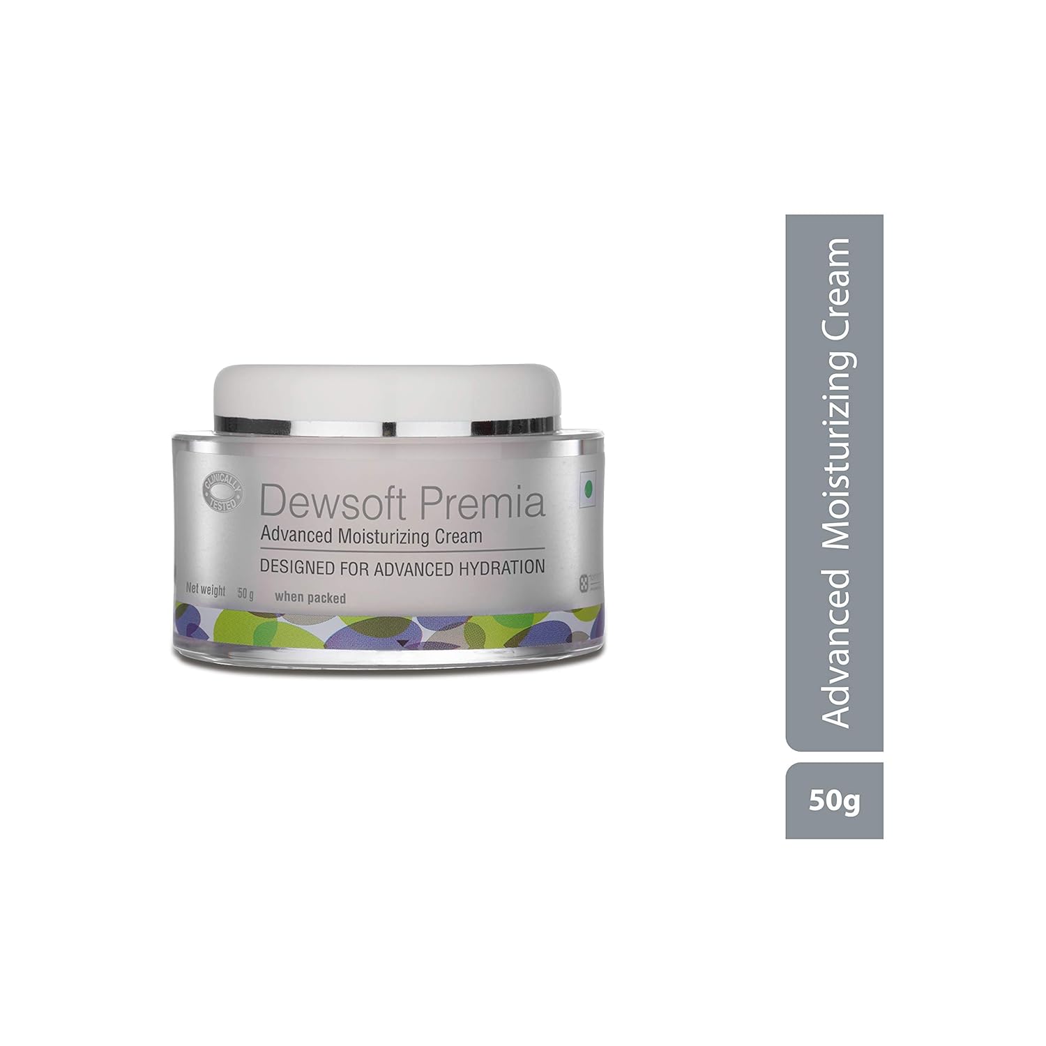 Dewsoft Premia, Advanced Moisturizing Cream. Delivers Anti-aging Benefits, 50g