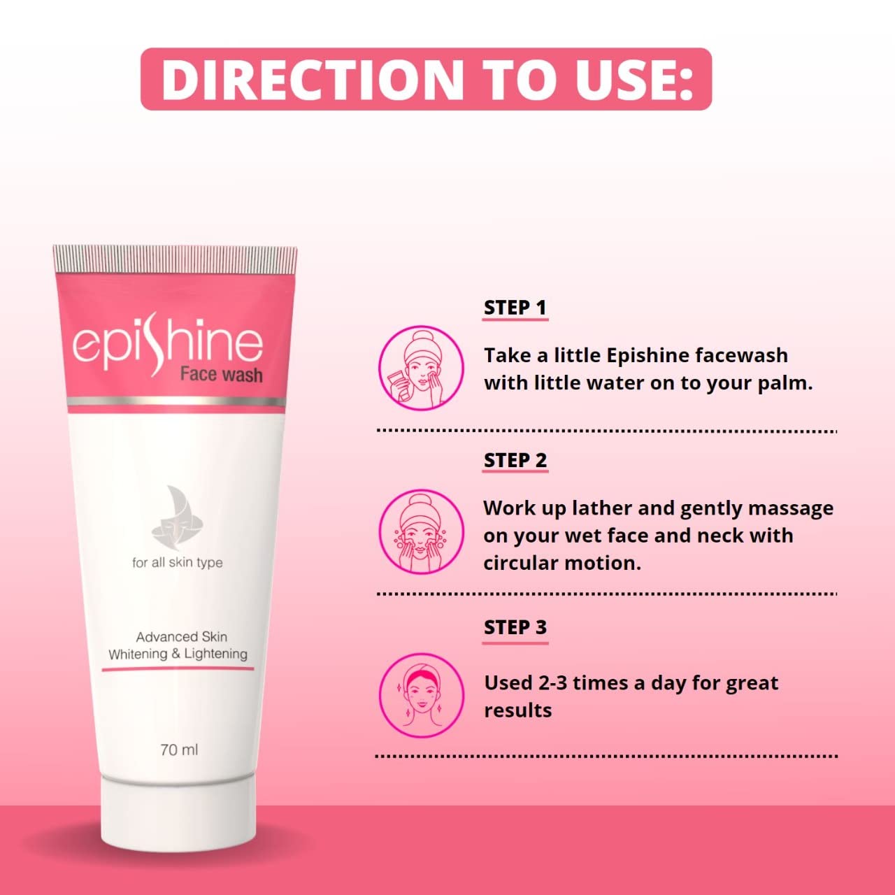 Epishine Creamy Face Wash For Brightens Skin - Skiynse Dermatologique