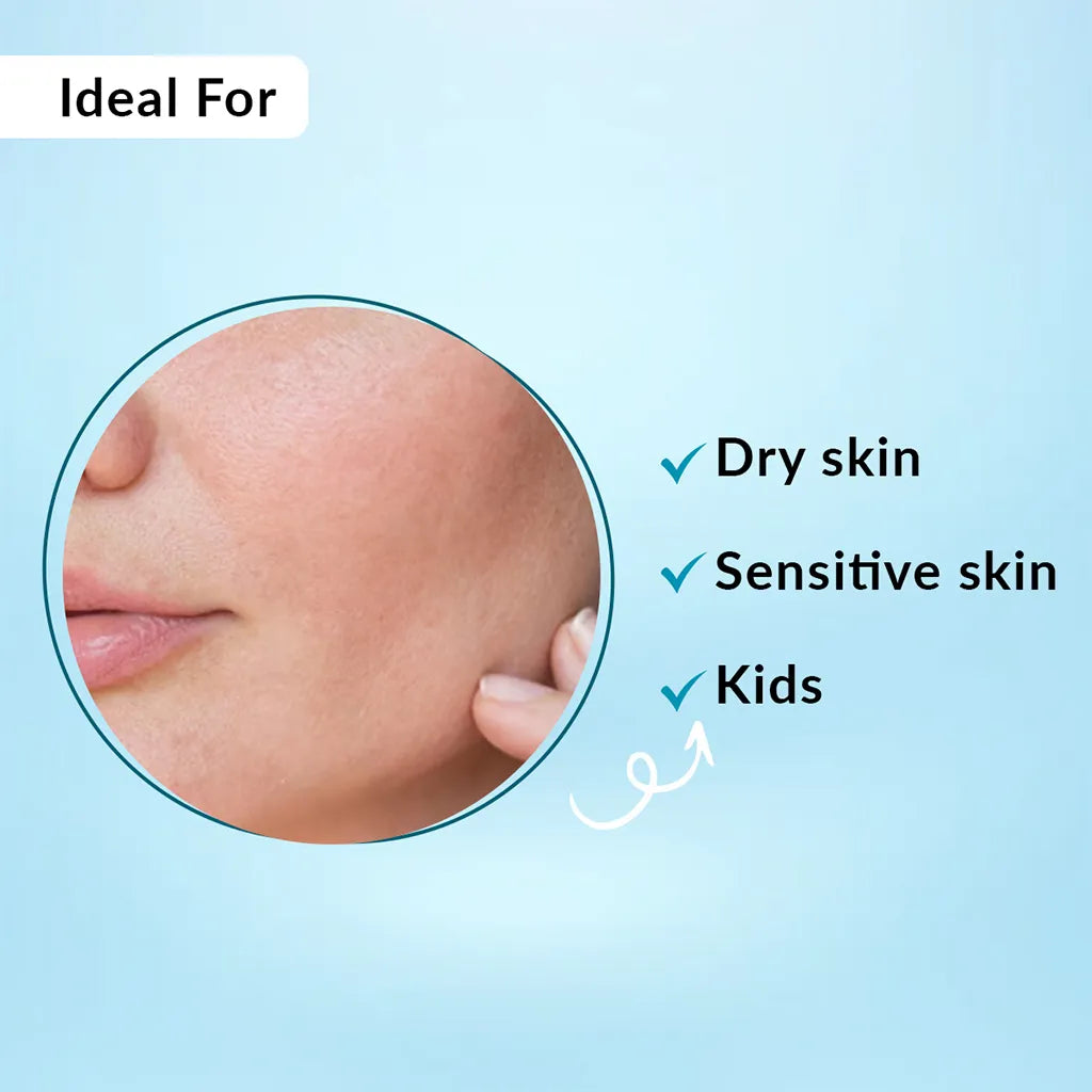 Fidelia Gentle Skin Cleanser | Face Wash for Women | Body Wash for Men | Face & Body Wash for Dry & Sensitive Skin | Soap Free Face & Body Wash