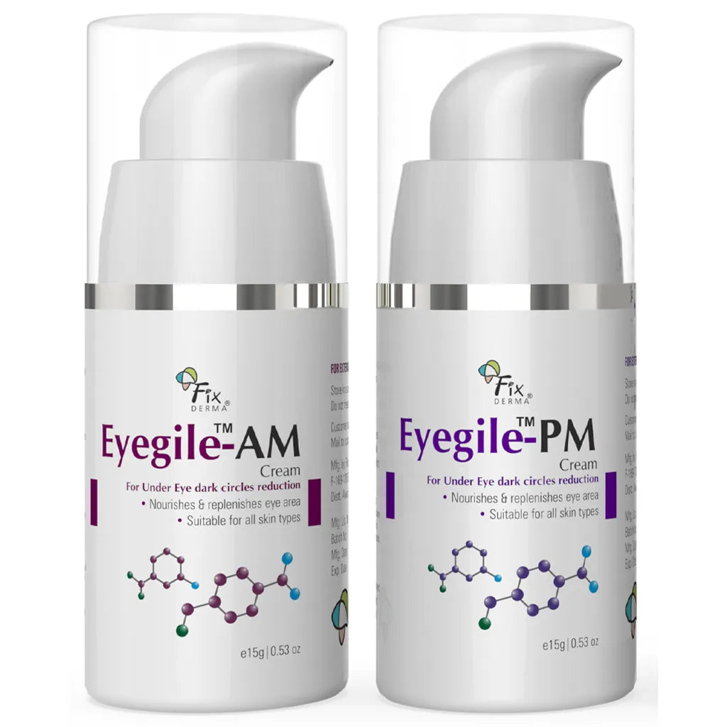 Eyegile AM & PM Cream, 30 g for Under Eye Treatment