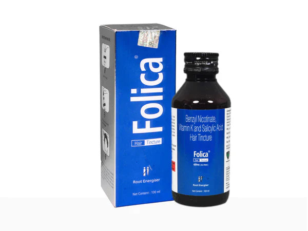 Folica Hair Tincture with Benzyl Nicotinate, Vitamin K & Salicylic Acid ( Pack fo 2 )