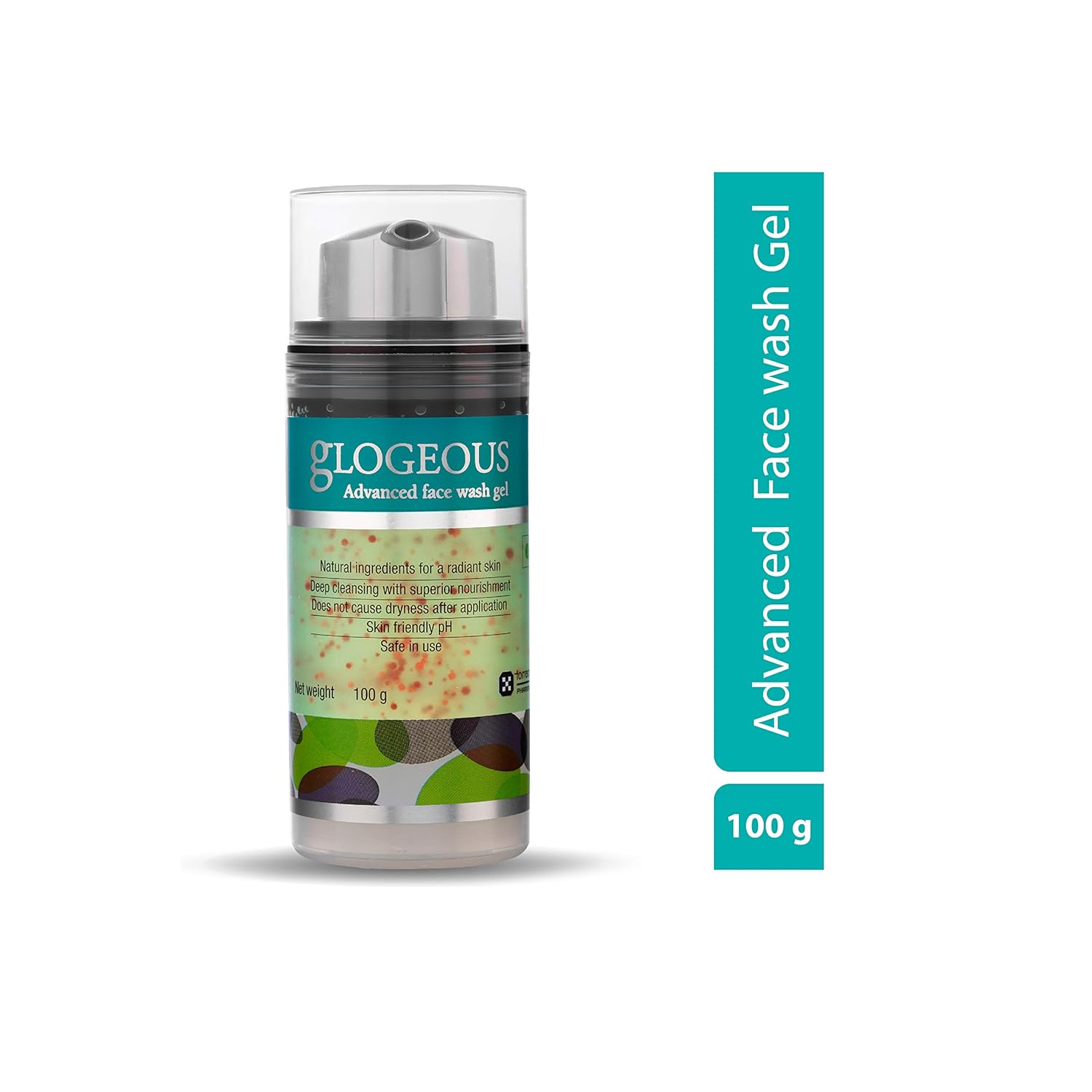 Glogeous Advanced Face Wash Gel, For Rejuvenated And Glowing Skin, 100g