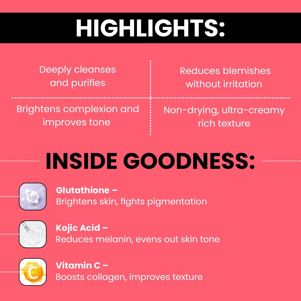 Glutafine Rich Creamy Face Wash - Skiynse Dermatologique