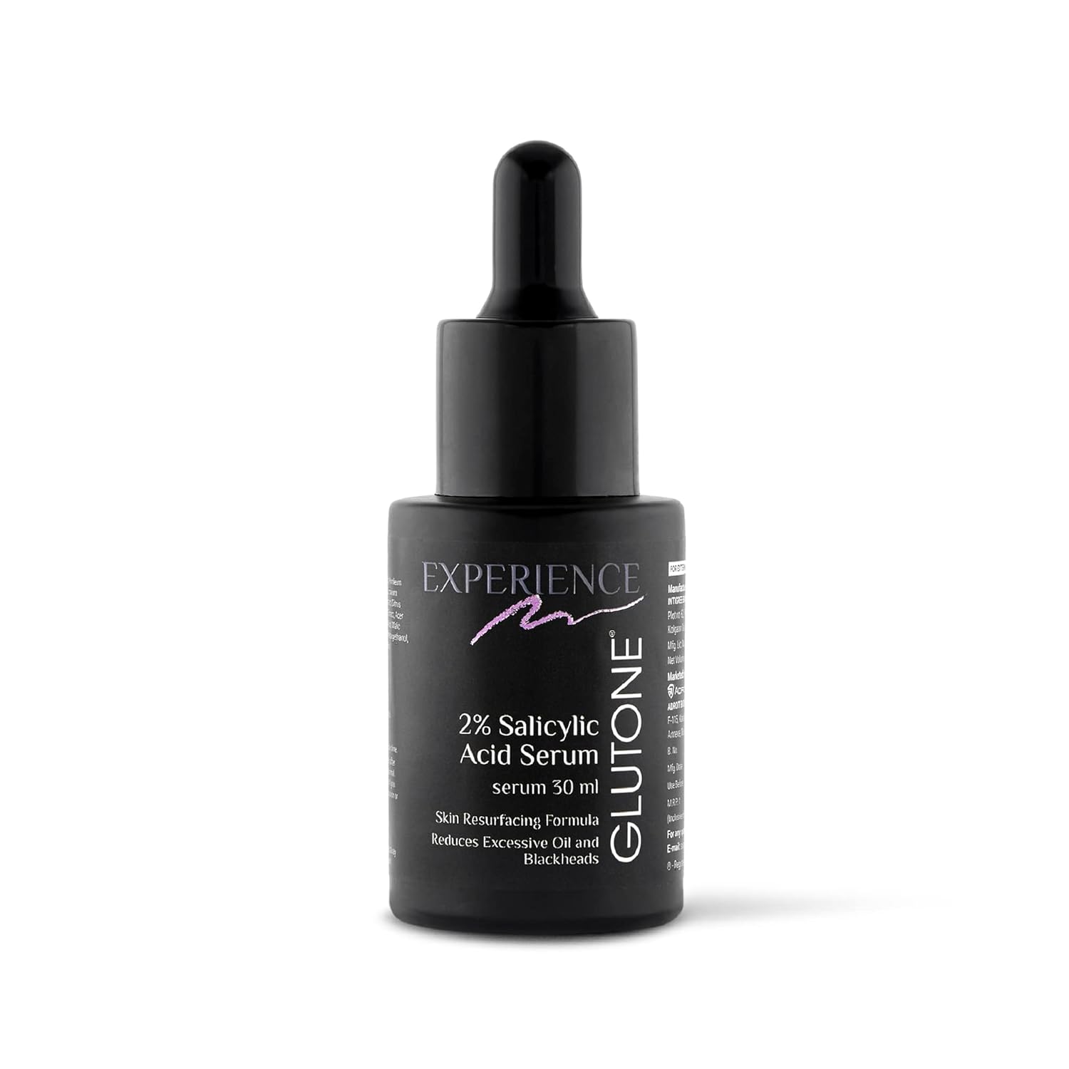 Glutone 2% Salicylic Acid Serum for oily & acne-prone skin | Reduces Excessive oil and blackheads | Gently exfoliates & Unclogs Pores | Smoothens the Skin | 30 ml
