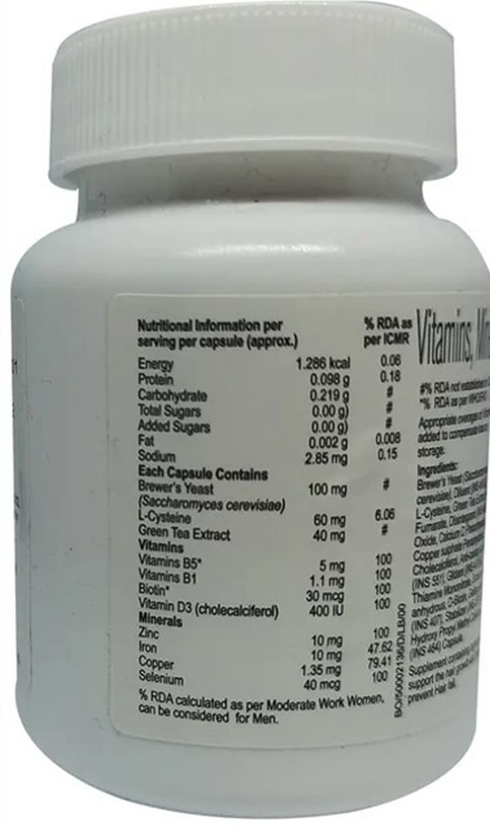 Grogain Capsule For Hair Growth | 30's Capsules - Skiynse Dermatologique