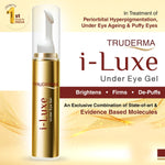 Truderma i-Luxe Under Eye Gel | Reduces Dark Circles, Puffiness, Crow's Feet & Fine Lines | Hydrating & Anti-Aging Formula | 15ml - Skiynse Dermatologique