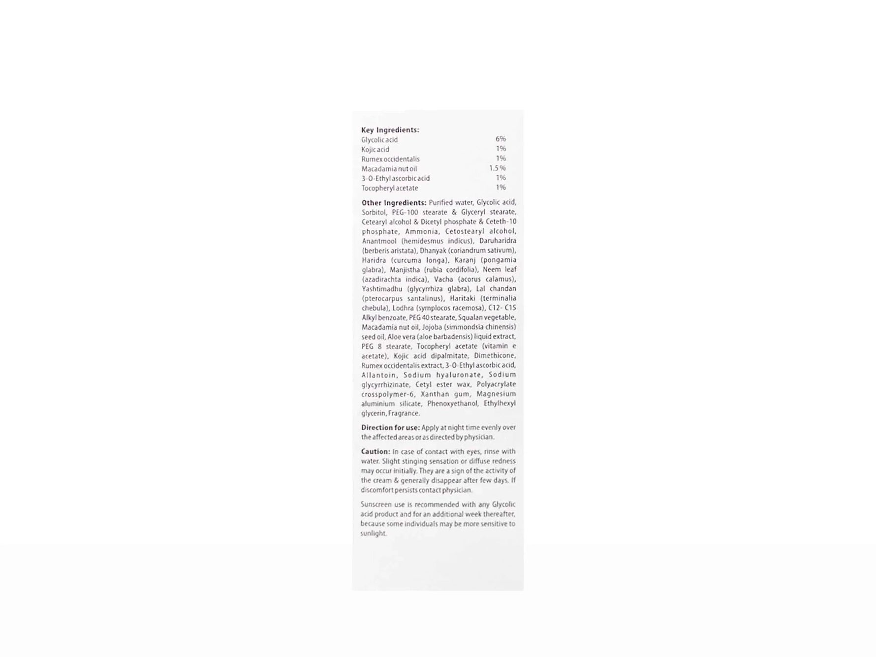 IPCA CutiYt G6 Cream Depigmenting Formula Targets Pigmentation Brightens Skin Evens Skin Tone - Skiynse Dermatologique