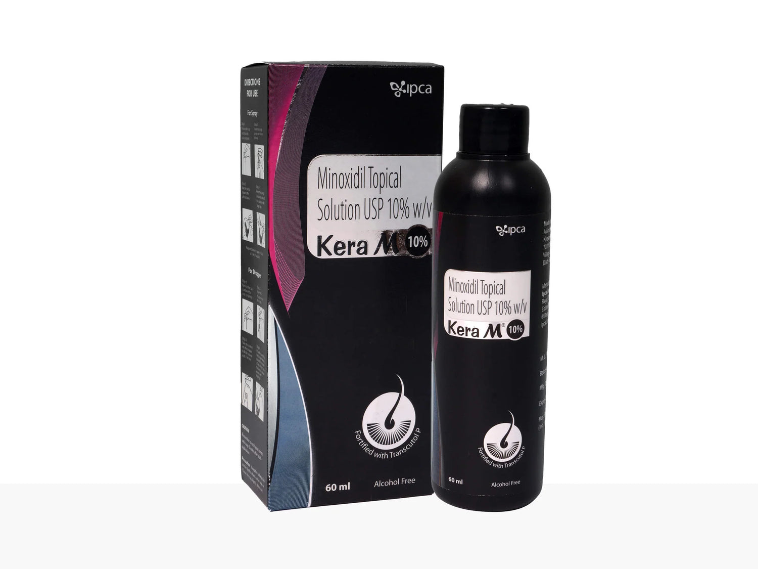 Kera M 10% - Bottle of 60ml Topical Solution with Minoxidil