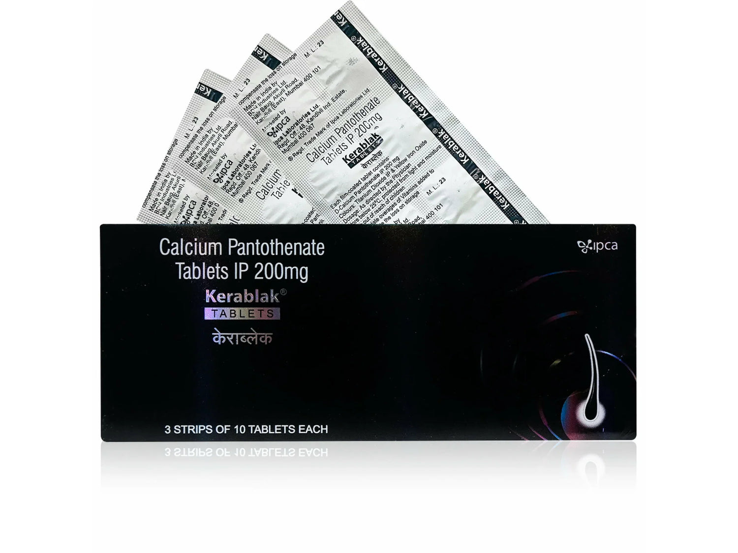 Kerablak Tablet, 30 Tablets | Nourishes Hair, Strengthens Hair & Reduces Hairfall