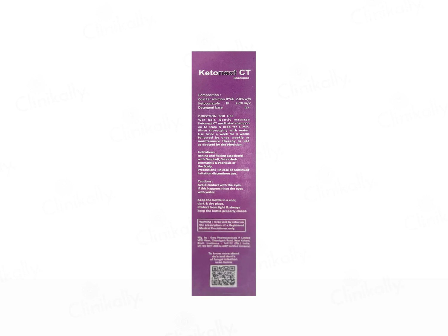 Ketonext CT Shampoo For Dandruff Free Hair | 60 ml - Skiynse Dermatologique