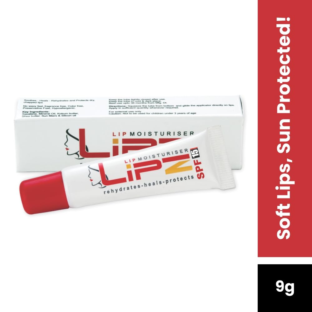 Lipz Lip Moisturiser SPF 15 | 9 g ( Pack of 2) - Skiynse Dermatologique