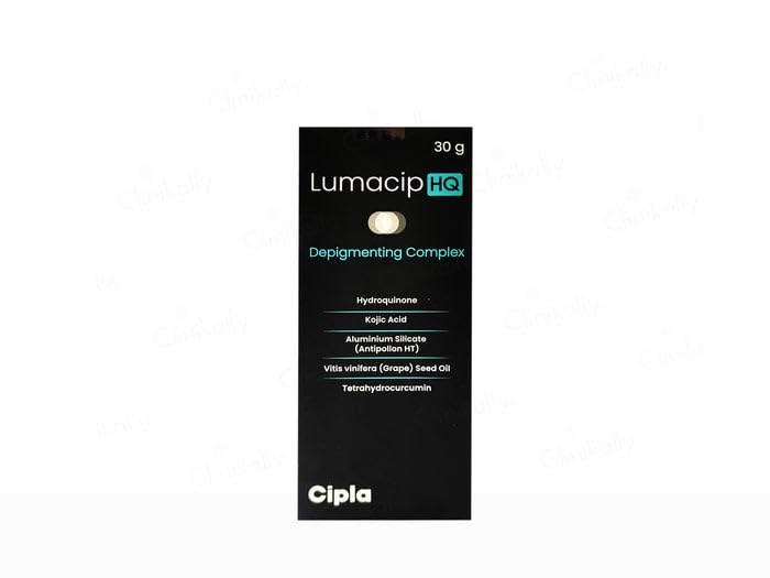 Lumacip HQ Depigmenting Cream, 30g | Evens Skin tone Lightens Dark Spots & Patches