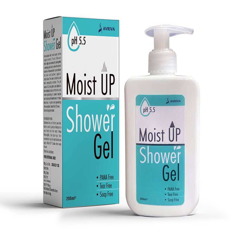 Moist Up Shower Gel with pH 5.5 , 200 ml ( Pack of 2 )