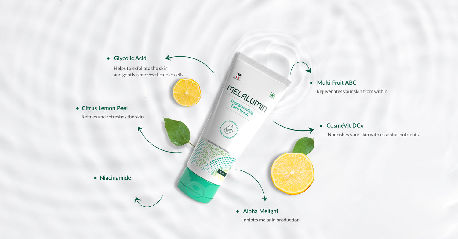 Melalumin Depigmenting Face Wash, 60 ml