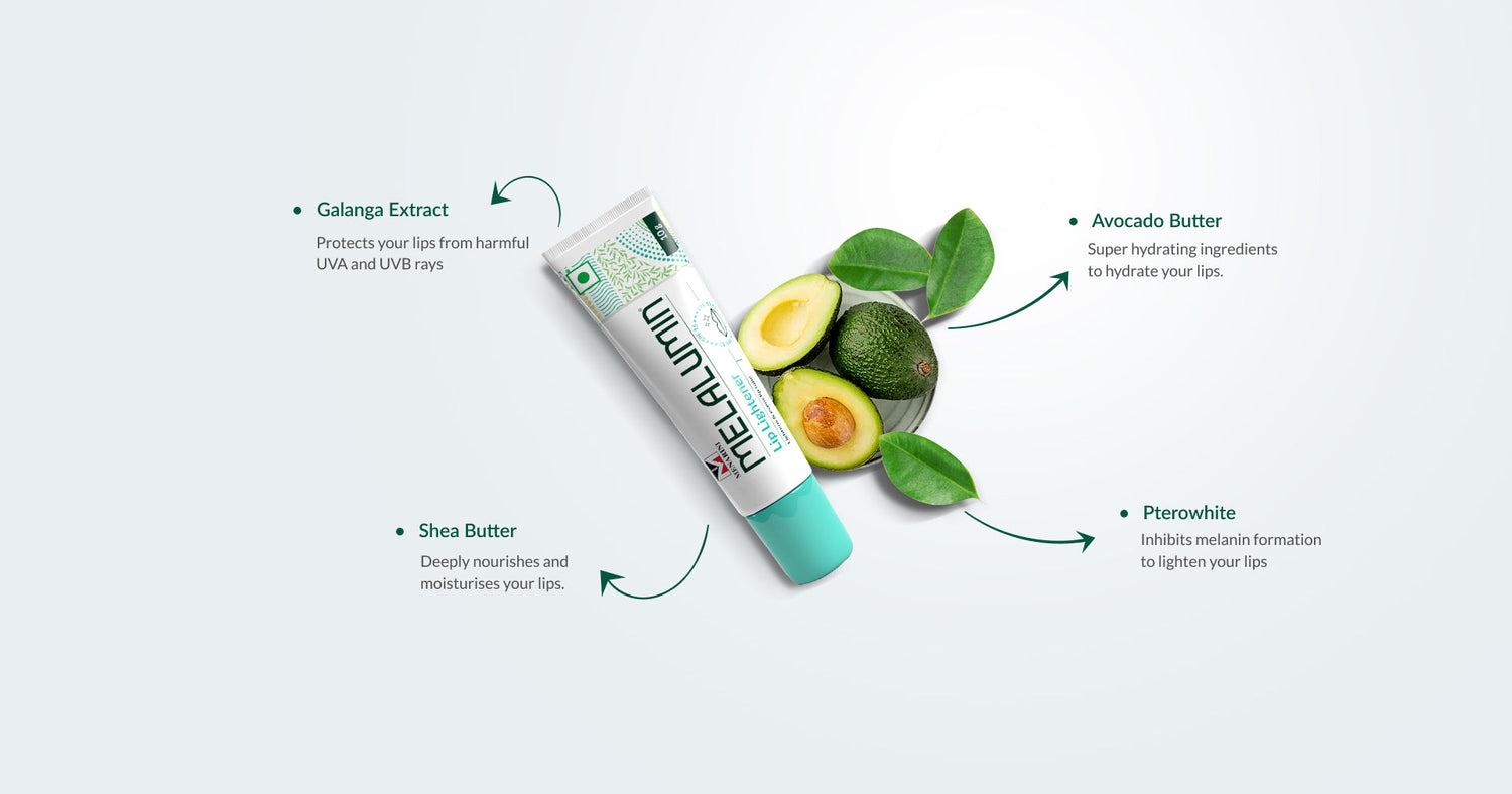 Melalumin Lip Lightener SPF 15, 10g ( Pack of 2 )
