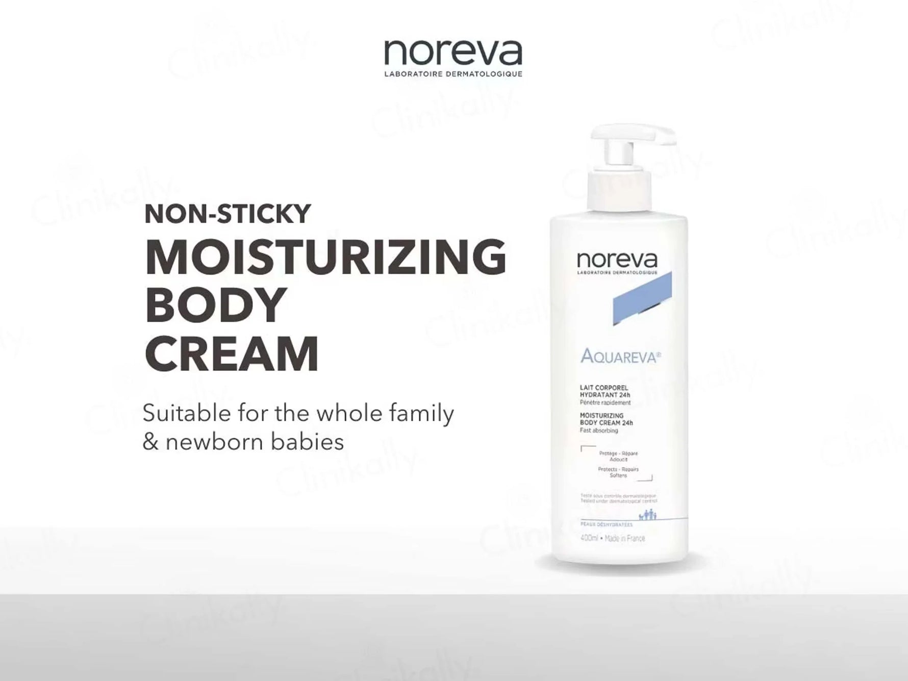 Noreva Aquareva 24H Moisturizing Body Cream | 400 ml - Skiynse Dermatologique